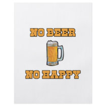 No Beer No Happy Flyer Design