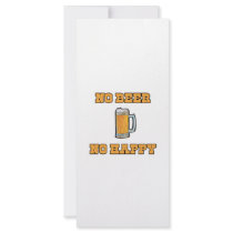 No Beer No Happy Rack Cards