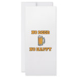 No Beer No Happy Rack Cards