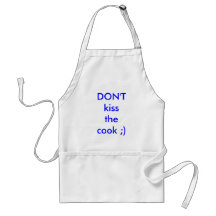 No bese al cocinero;) delantal