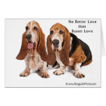 no better love than basset love cards