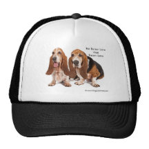 no better love than basset love trucker hats