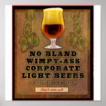 No bland beers served here print