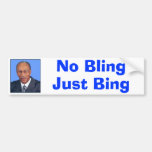 No Bling, Just Bing Bumper Stickers