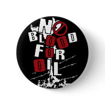 NO BLOOD FOR OIL PIN