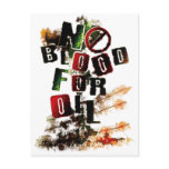 NO BLOOD FOR OIL POSTCARDS