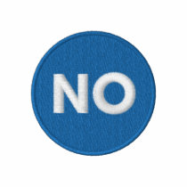 NO BLUE POLO-SHIRT embroidered shirts