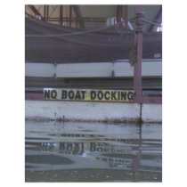 No Boating flyers