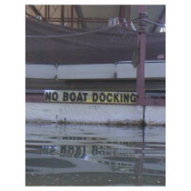 No Boating Personalized Letterhead