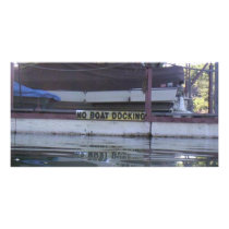 No Boating Photo Card