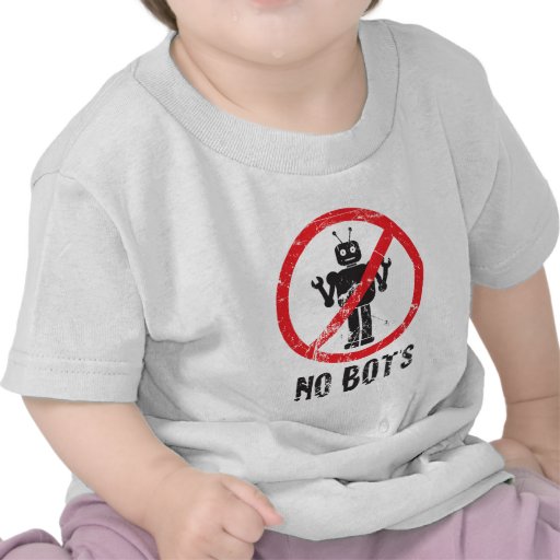 No-Bots (Worn-Look) Apparel T-shirts
