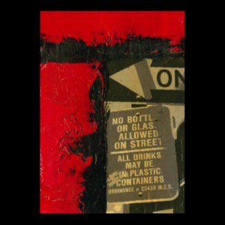 No Bottles or Glass Allowed Poster