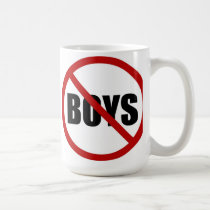 No Boys Allowed Icon Mug mugs