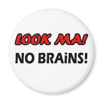 No Brains magnets by fullofNuts No Brains magnets