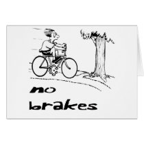 No Brakes Biker cards