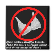 no bras 4uu or any woman with breasts magnets by coolstuff4U no bras 4uu or any woman with breasts magnets