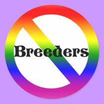 No Breeders stickers