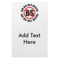 No BS Biz Stationary stationery by MalibuGraphics No BS Biz Stationary stationery