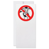 NO BULL! rack cards by graphicdoodles NO BULL! rack cards
