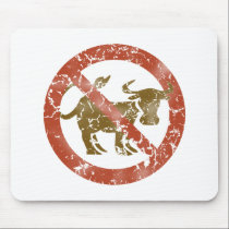 No Bull Retro Logo mousepads