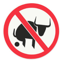 No Bullcrap Stickers
