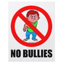 NO BULLIES FULL COLOUR FLYER