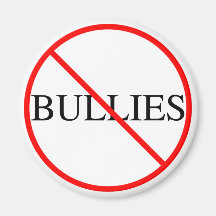 No Bullies Fridge Magnet