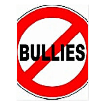 no bullies post card