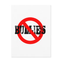No Bullies Post Card
