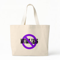No Bullies purple Canvas Bag
