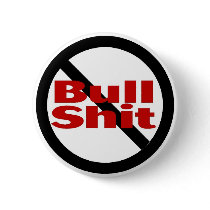 No Bullshit Pinback Buttons