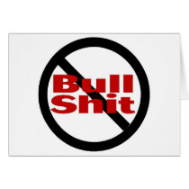 No Bullshit Card