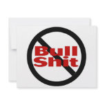No Bullshit Custom Announcement