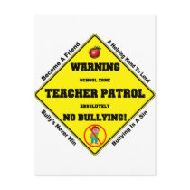 No Bullying Aloud Post Cards