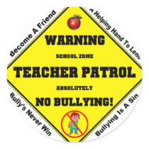 No Bullying Aloud Sticker