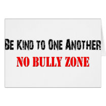 No Bullying Greeting Card