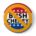 NO BUSH CHENEY buttons by CrazyClara NO BUSH CHENEY buttons