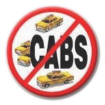No Cabs (scabs) Stickers