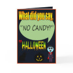 No Candy Greeting Cards