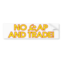 No Cap And Trade! bumper stickers