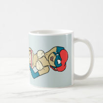No Capes II Superheroine Pin-up Mug mugs