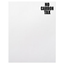 No Carbon Tax Customized Letterhead
