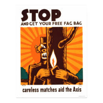 No Careless Matches 1942 WPA posters