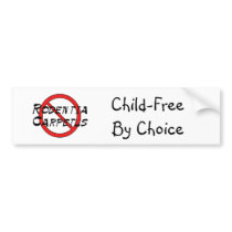 No Carpet Rats Bumper Sticker