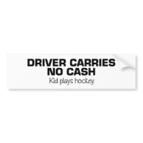 No Cash bumper stickers