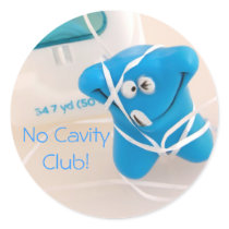 No Cavity Club! stickers