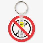 NO Cell Phones While Driving - Key Chain