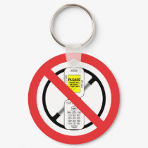 NO Cell Phones While Driving - Key Chain keychains by carlj56 NO Cell Phones While Driving - Key Chain keychains