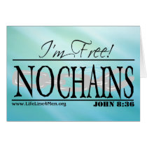 "No Chains" Note Cards