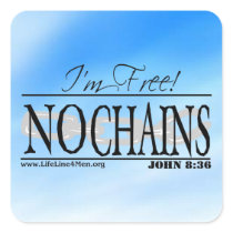 "No Chains" Window Decal Stickers